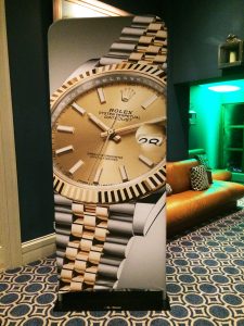 Deacons Rolex event display units