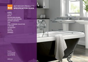 B&Q Bathroom products specification guide front cover