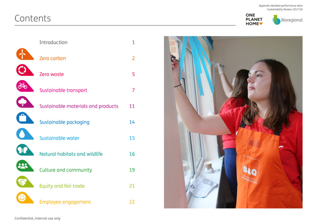 B&Q sustainability performance reports | Martin Lock Associates
