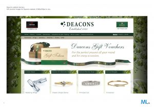 Deacons Gift Token website banner