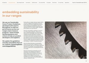 Kingfisher Sustainability Report 2017/18 example page 18