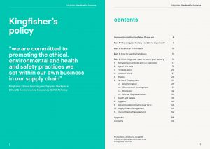 Kingfisher Asia Factories Handbook, English version sample pages