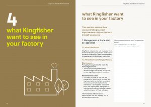Kingfisher Asia Factories Handbook, English version sample page