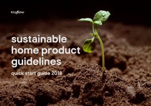 Kingfisher Sustainable Home Products quick guide 2018 cover