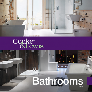 Cooke & Lewis Bathrooms Brochure front cover