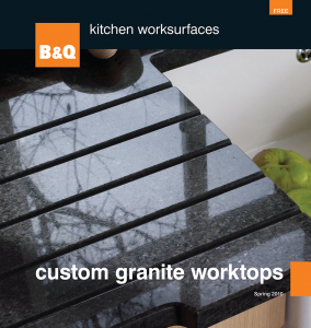B&Q Kitchens Granite Worktop Brochure