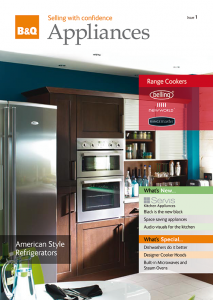 B&Q Appliances Magazine Brochure front cover (quarterly publication)