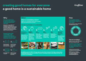 Kingfisher Sustainable Home Products flyer