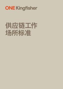 Kingfisher Supply Chain Workplace Chinese document cover