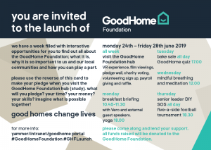 GoodHome Foundation postcard