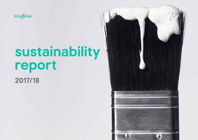 Kingfisher Sustainability Report 2017/18 front