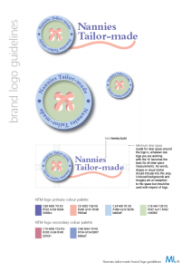 Nannies Tailor-made brand logo guidelines