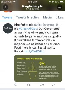 Sustainability Infographic twitter 2019