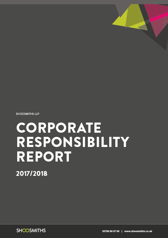 Shoosmiths CR report 2018 front