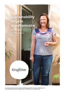 Sustainability Targets questionnaire 2017-18