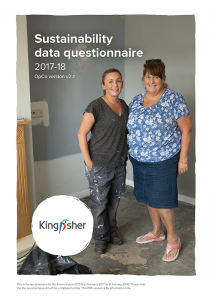 Sustainability data questionnaire 2017-18