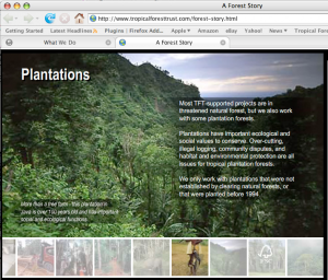 Tropical Forest Trust Flash interactive story
