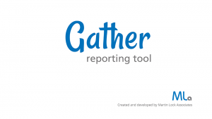 Gather Reporting Tool introduction video first frame