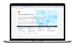 B&Q Chemicals website