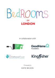 'Bedrooms of London' exhibition logo board