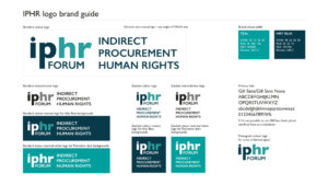 IPHR logo brand guide