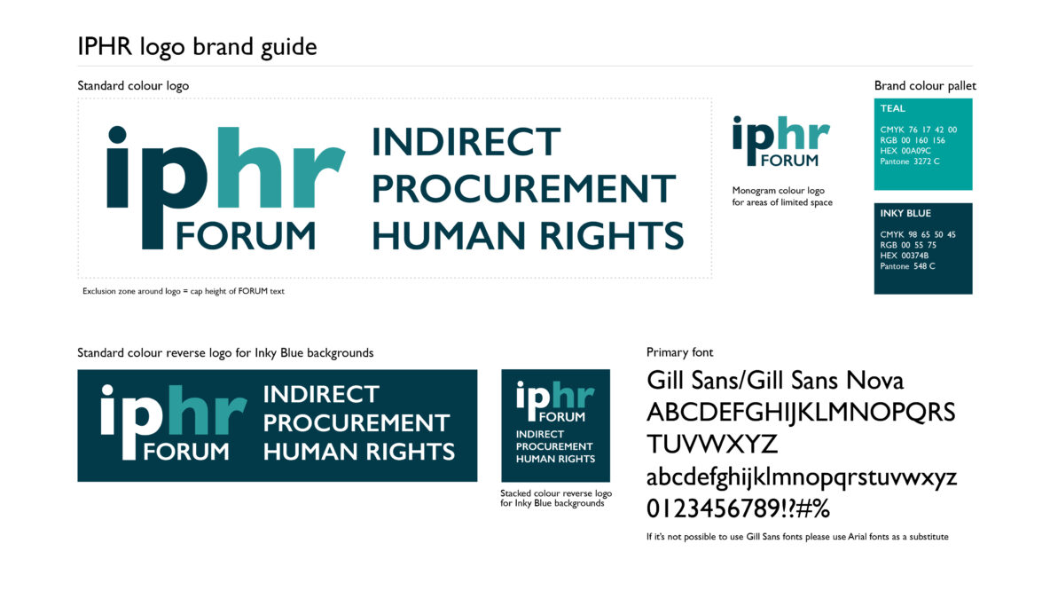 IPHR logo brand guide
