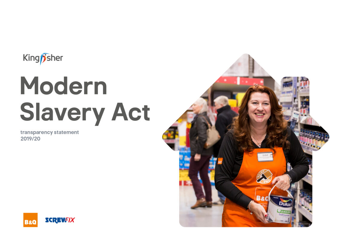 Kingfisher Modern Slavery Act statement 2020