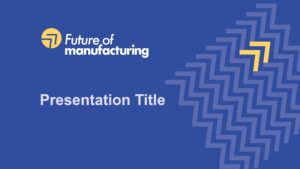 Future of manufacturing template for PowerPoint