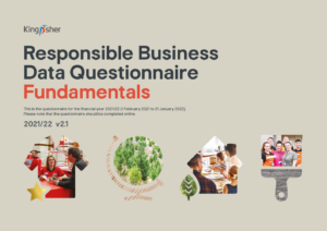 Kingfisher RB Data questionnaire guide Fundamentals split issue guide