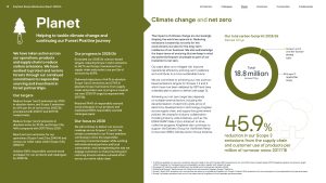 Kingfisher Responsible Business Report 2025-26 sample page